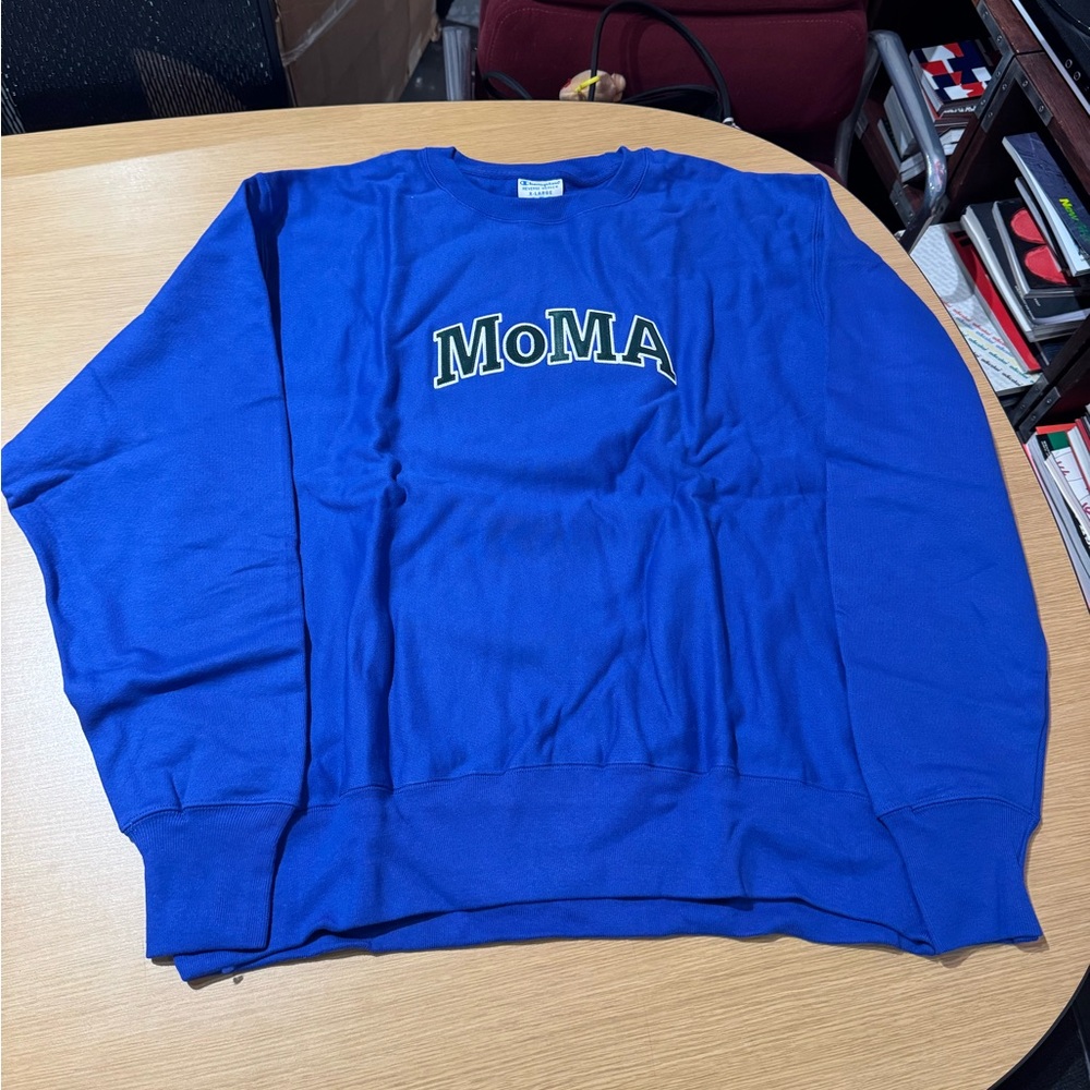 Champion MoMA blue crewneck